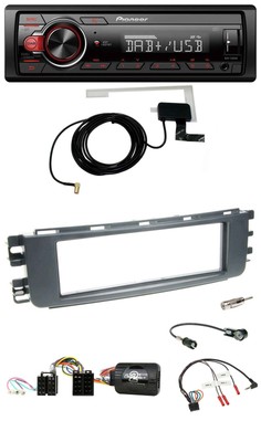 Pioneer 1DIN MP3 DAB USB Steering Wheel Car Stereo for Smart ForFour 04-06 W454 Audio 20