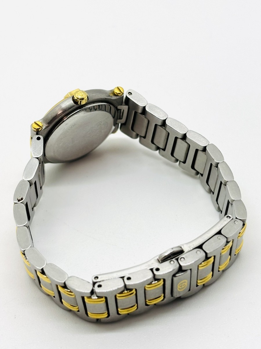 Near Mint] Gucci 9000L 11P Diamond Women's Black X Silver Used