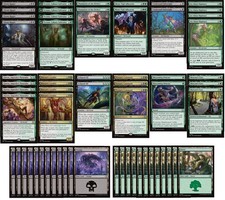 Mazzo Golgari Elves Magic the Gathering - Lorwyn - Nero Verde - MTG - 60 carte!