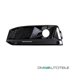 Gitter Blende Rechts schwarz glanz für NSW Audi A4 B9 ab 2015 S-Line