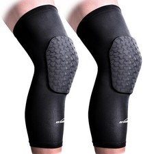 Basketball Knee Pads Compression Leg Sleeves for Volleyball Football Weightli...