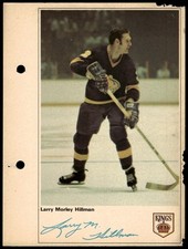1971-72 Toronto Sun NHL Action Players Larry Hillman Los Angeles Kings