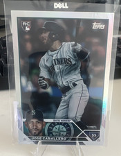 Topps Update Series Rookie Jose Caballero Mariners Baseball Card #US183 2023. rookie card picture