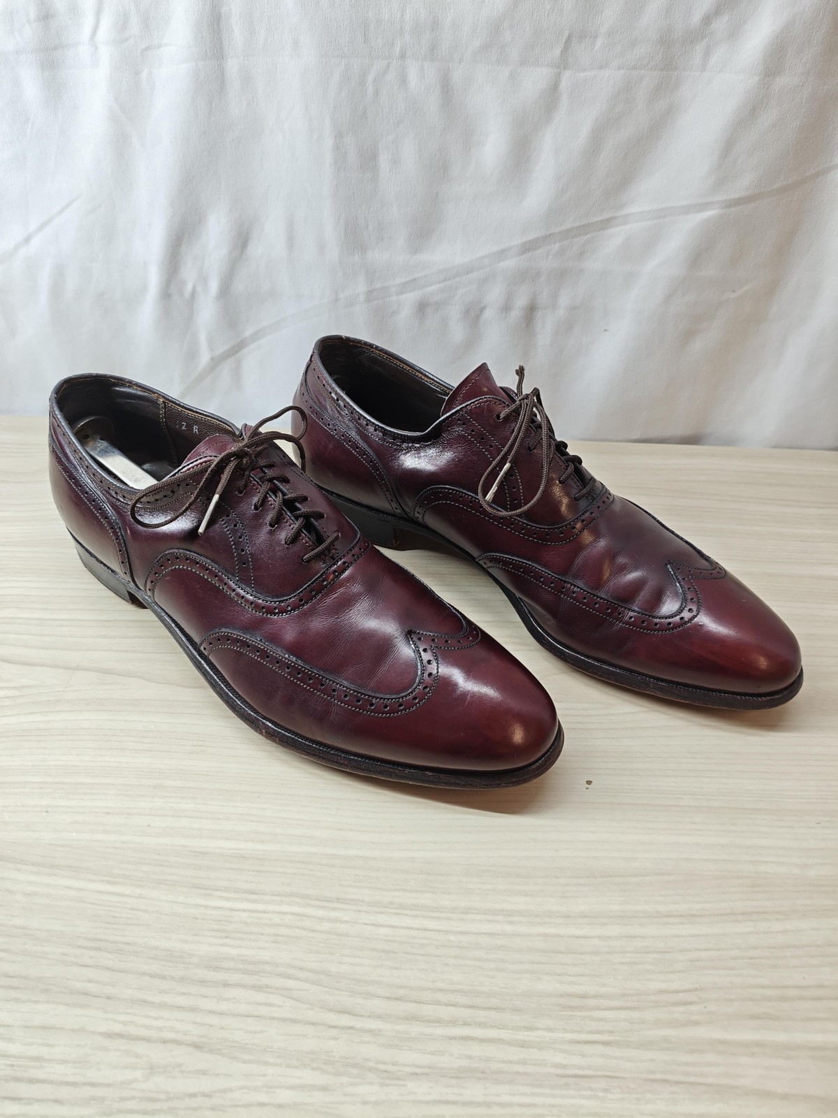 Allen Edmonds McAllister Shoes Mens Size 12 Wingtip Oxford Dress Leather