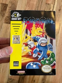 Bomberman II 2 NES w Box and Instruction Manual (1993) Tested
