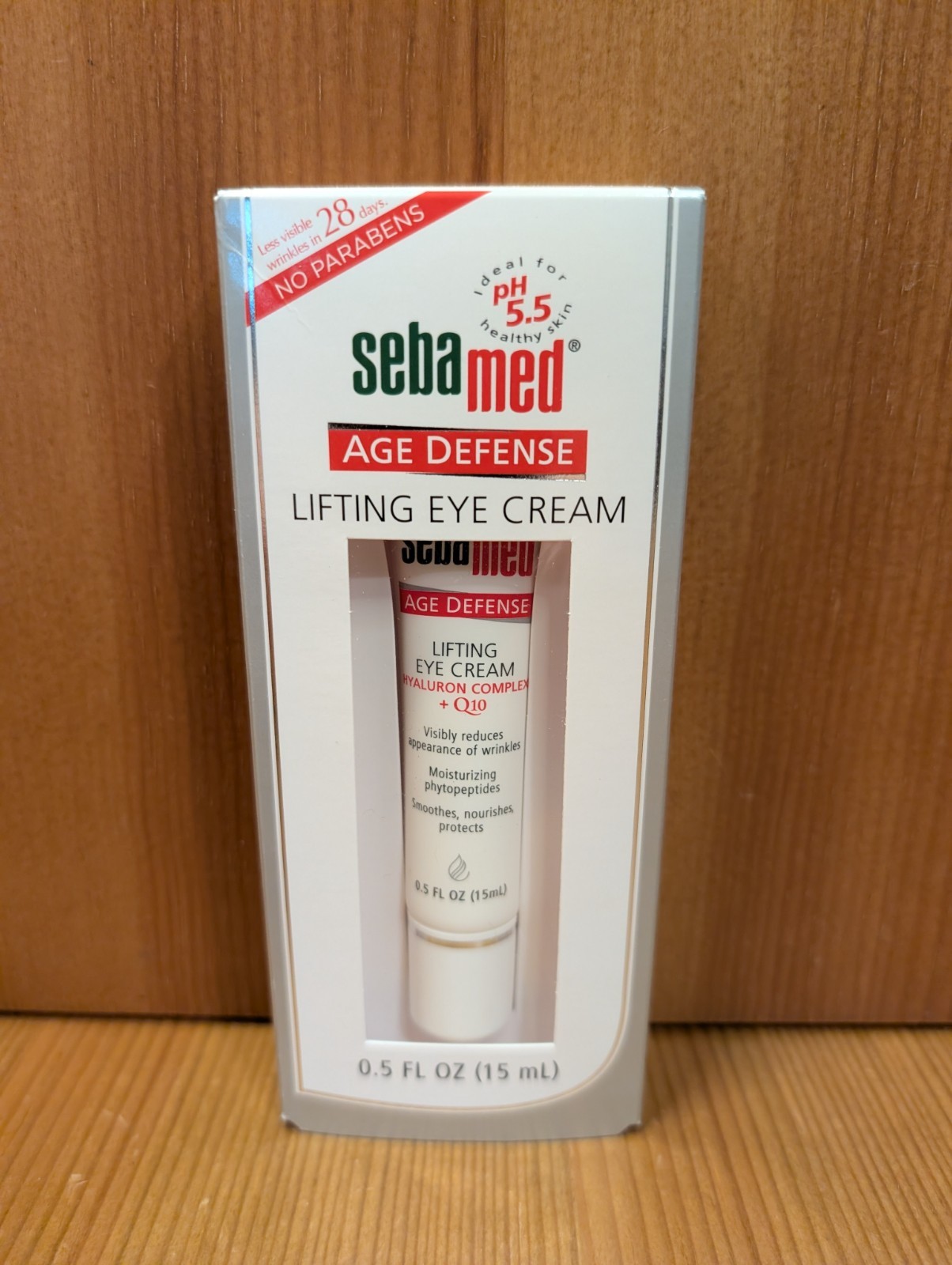NEW SebaMed Anti-Ageing Age Defense LIFTING EYE CREAM 0.5 oz. / 15ml New In Box