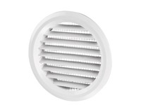 LüFtungsgitter Rund Pvc 150Mm - Abluftgitter Kunststoff, Zuluft, AußEngitter