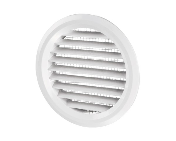 LüFtungsgitter Rund Pvc 150Mm - Abluftgitter Kunststoff, Zuluft, AußEngitter-image