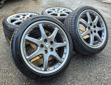 Refurbished Jaguar BBS Monaco 18" Split rim Alloy Wheels & New Tyres Ford Volvo
