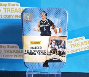 WNBA ANGEL REESE COLLECTOR TIN Chicago Sky 2023-24 Panini Select Empty w/ Sleeve
