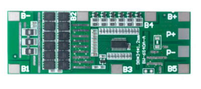 6S 40A 24V BMS PCB mit Balance für 18650 Li-Ion Akku Ebike Roller Solar