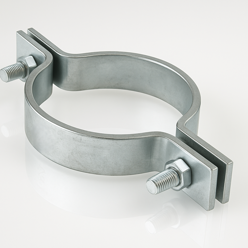 Galvanized Short Arm Riser Clamp – Pipe Support – 2
