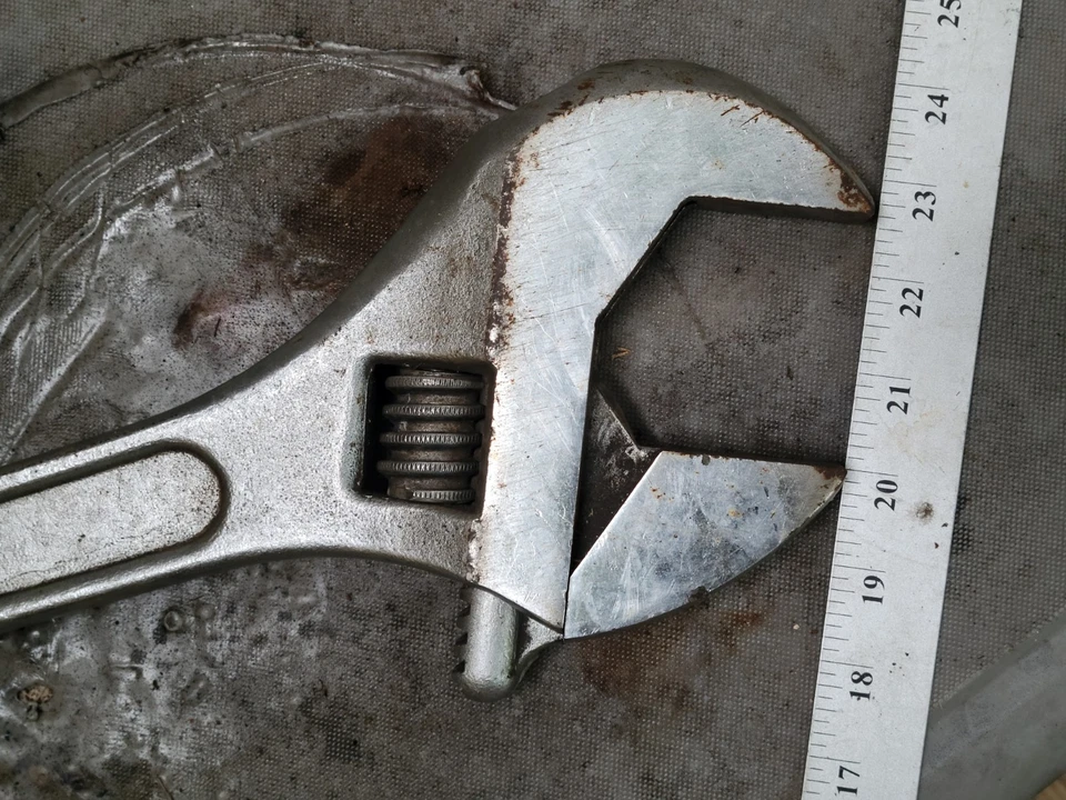 Diamalloy 24 Pulgadas Llave Ajustable Diamond Tool Horseshoe Co Duluth, MN Forjado Foto 3 de 4