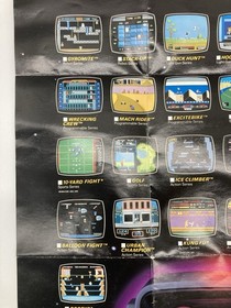 "The Nintendo Game Plan" R.O.B. the Robot Nintendo NES Promo Poster Insert ONLY