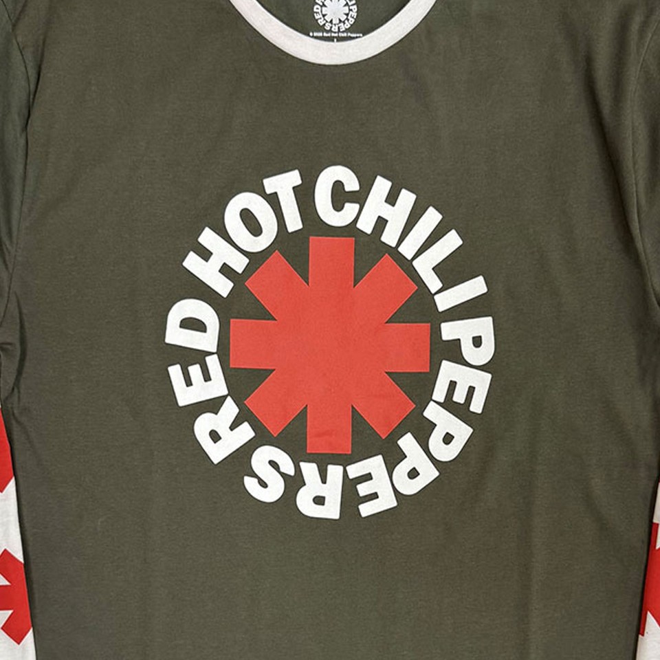 Red Hot Chili Peppers Langarm T-Shirt Classic Asterisk Layered ...