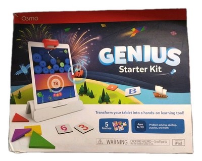Osmo - Genius Starter Kit for iPad - 5 Educational Learning Games - Ages 6-10