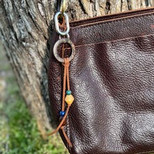 Boho Beaded Bag Charm