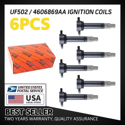 Pack of 6 Brand New OEM Ignition Coils For Chrysler Dodge Replace #4606869AA