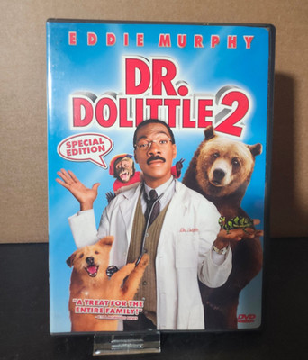 Dr. Dolittle 2 (DVD, 2001) FREE SHIPPING Buy Any 2 DVDs Get One Free!