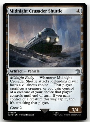 Midnight Crusader Shuttle #179 (NM) Doctor Who WHO Magic MTG
