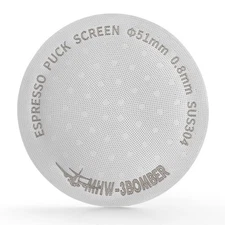 MHW-3BOMBER 51mm Puck Screen Espresso Coffee Filter 0.8mm for Portafilter