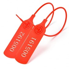 Middle Duty Plastic Seal Pull-Tite Security Seal Numbered Security Tags Self-...