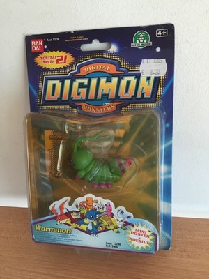 Preziosi Games Bandai Digimon Serie 2 WORMMON Mini Action Figuren MOC Vintage