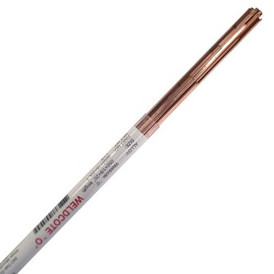 Weldcote ''0'' 1/8'' x 20'' 1 lbs Tube Phos-Copper Silver 0