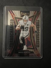 2024 Panini Select -  Brock Bowers #6 (Turbocharged Insert) BV $10