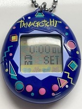 2017 Blue Tamagotchi Original Handheld Virtual Pet Character Game Toy
