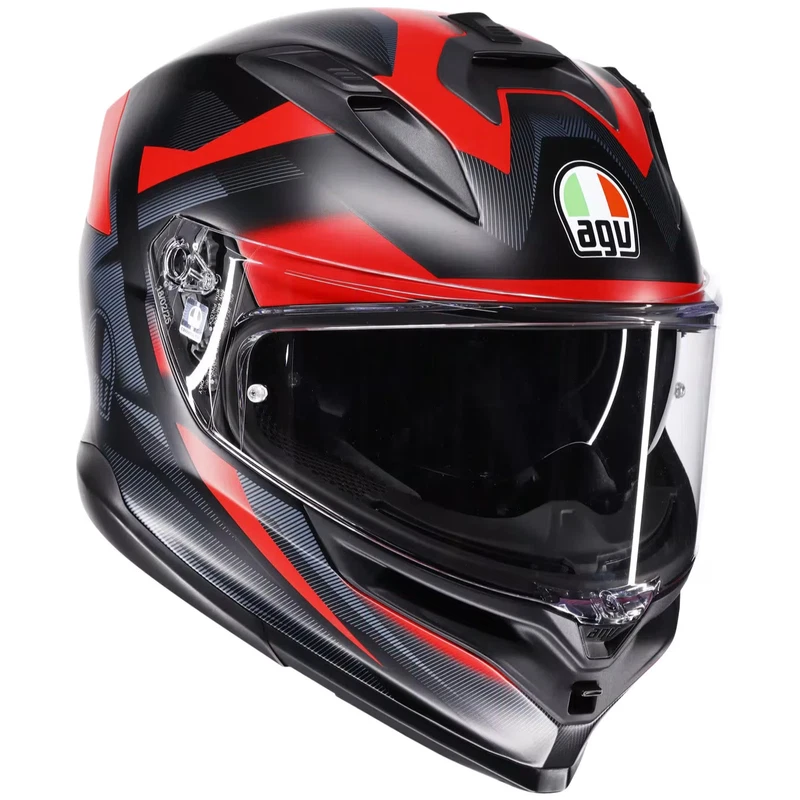 AGV K7 Glimpse Matt Black Red, photo 2 of 8