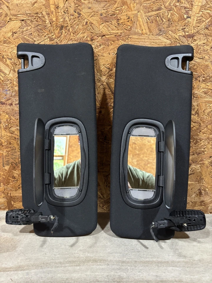 2013-2016 DODGE DART Sun Visor Set Pair Driver Passenger Left Right Black - Image 3 of 4