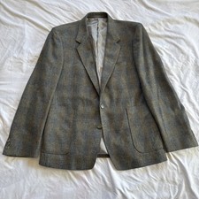 Yves Saint Laurent Pristine Vintage Blazer Wool Made In France Size 40 BlueBrown