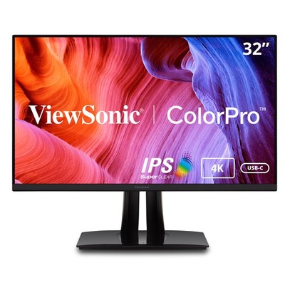 ViewSonic 4K Graphic Design Monitor VP3256-4K 32''  UHD with USB-C