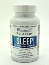 RELAXIUM Sleep Professional Strength All Natural Sleep Aid 60 Capsules 12/2026