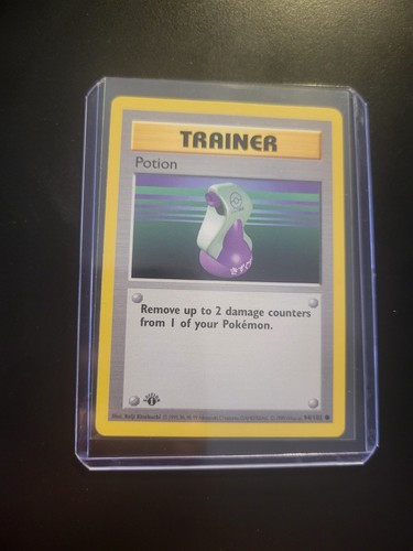 Pokemon Card - 1st Edition - Potion 94/102 Base Set 1999 Trainer - Picture 6 of 11