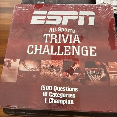 ESPN All Sports Trivia Challenge In Tin Box Sealed