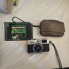 Olympus 35 RC 35mm Rangefinder Camera VTG Untested Clean Case Instructions