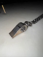Chrome Hearts Sterling Silver Whistle And Chain
