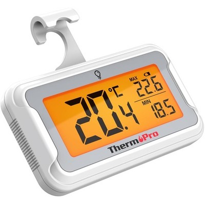 Kühlschrankthermometer digital mit Hintergrundbeleuchtung LCD-Monitor  Max Mi...