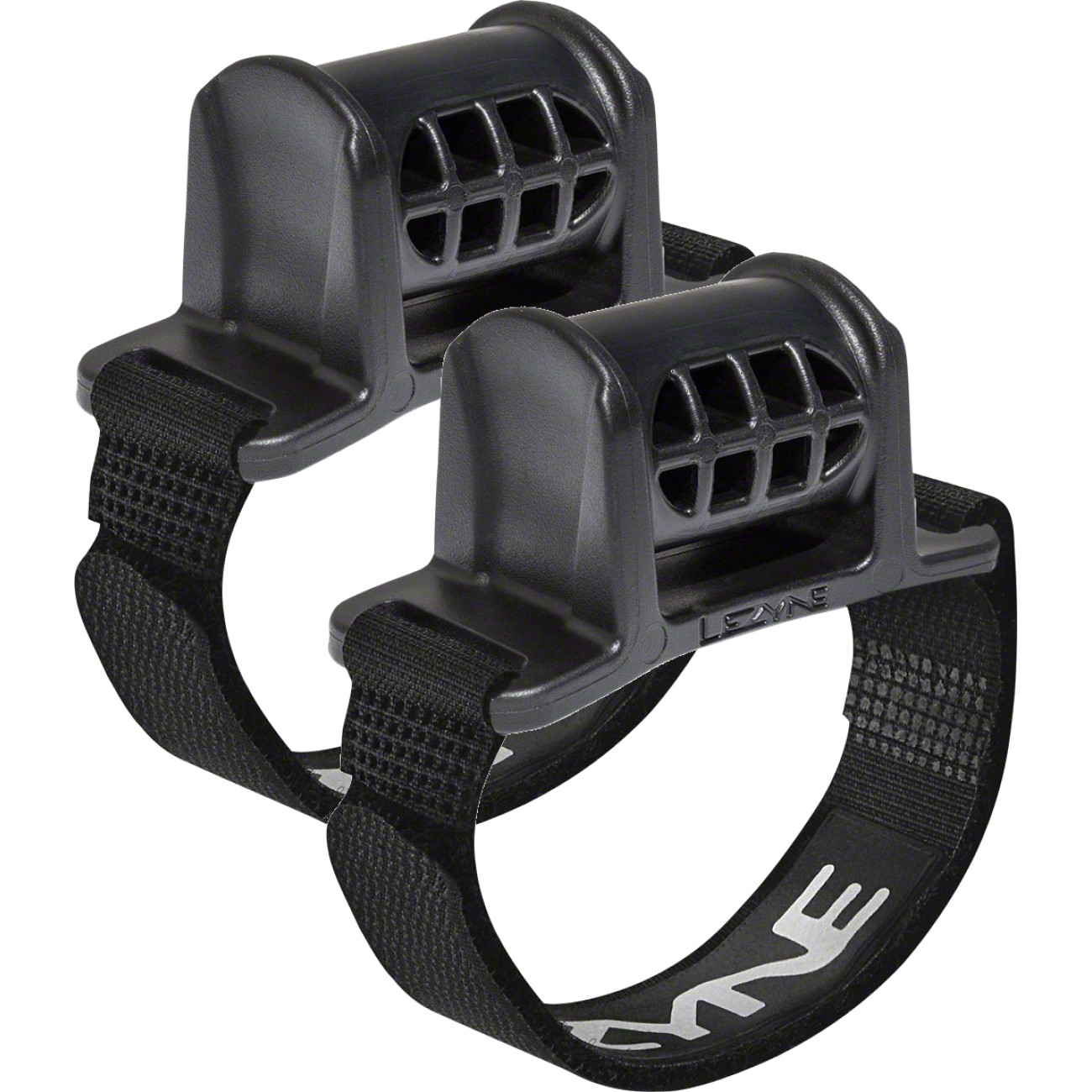 Lezyne Composite Helmet Mounts for Front Bike Lights | Strong Rubber & Hook and