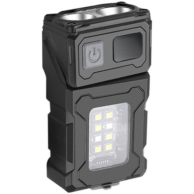 Work Light with COB and LED Dual Source Adjustable Head and Battery Display