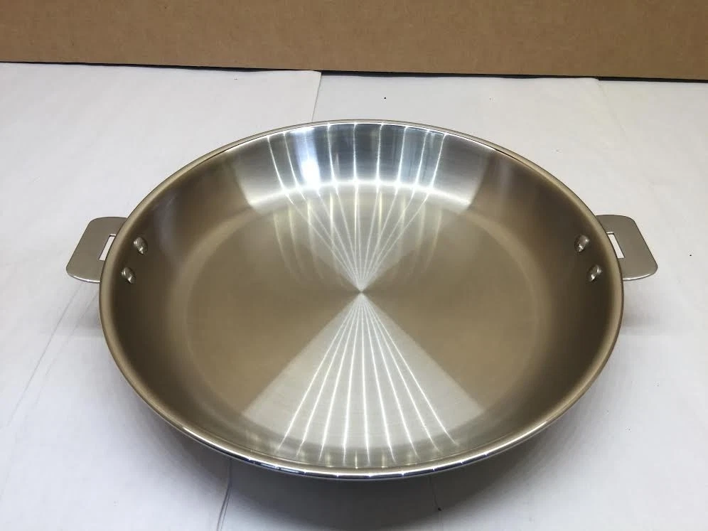Cristel Multiply Stainless Steel 12 Inch Frying Pan