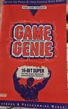 Super Nintendo SNES Game Genie book only Programming Manual and Code Book