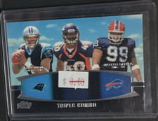 2011 Topps Prime - Triple Combo Relics Dareus Miller Newton Bills Broncos Panth…