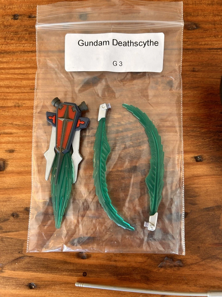 Traje móvil Gundam Deathscythe Hell Yellow Trim en figura de acción MSiA MIA Bandai Foto 4 de 4