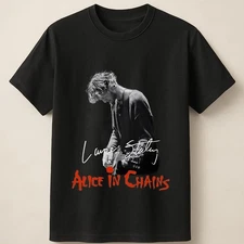 Layne Staley Alice In Chains Grunge Rock Legend 90s Tribute Graphic T Shirt
