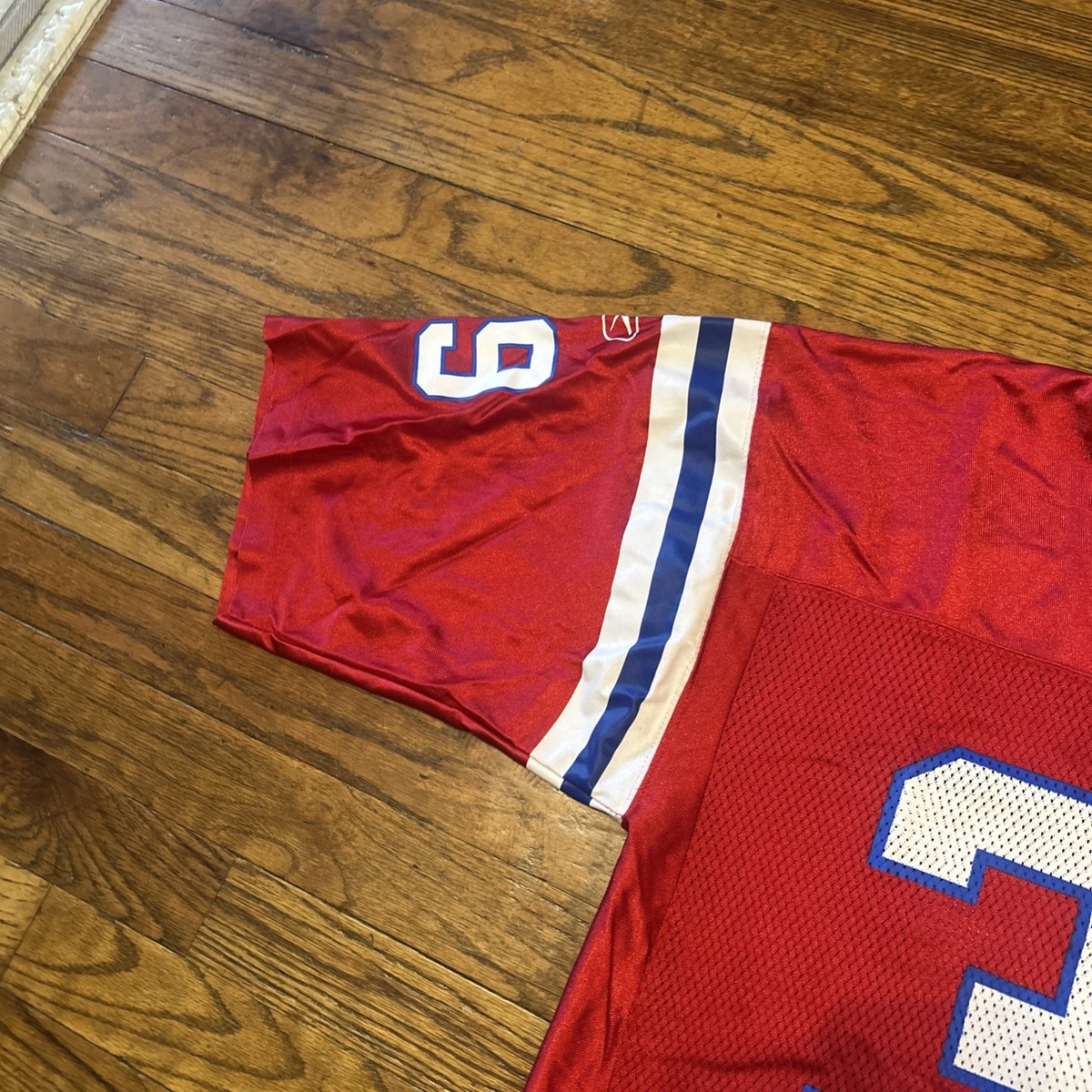 Vintage Y2K Reebok NFL New England Patriots Laurence Maroney Jersey Men’s L View 6