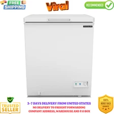 BIG DEAL ! Frigidaire 5.0 Cu. ft. Chest Freezer, White , EFRF5003