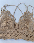 Free People Adella Bralette XS Retail $38 NWT Beige Tan — photo 3